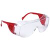 Schutzbrille mit Brillenbügeln und seitlichem Augenschutz 1602225 schutzbrille mit brillenbgeln und seitlichem augenschutz 1
