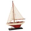 Bootsmodell Segelboot 25x6x35cm 1821430 bootsmodell segelboot 25x6x35cm 1