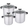 Topfsatz 'Smart Living' 3 Stück stapelbar 1851791 grydesaet smart living stabelbar 1