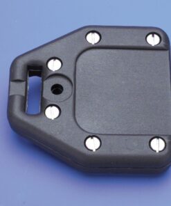 Lattenendbeschlag Schwarz für max 35mm Flachlatten