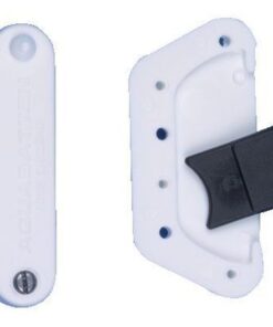 Lattentaschenschutz bis 30mm Latten Weiß mit 6 Schrauben Lattentaschenschutz bis 30mm Latten Weiß mit 6 Schrauben – Bild 2