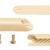 ClamCleat Bb. KST Weiß m. Abdeckung, Gegenplatte u. Niete, CL221 2043 1 clamcleat bb kst weiss m abdeckung gegenplatte u nieten cl221 1