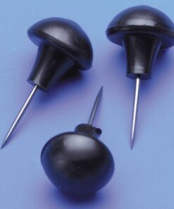 Pins (100 Stück) 2130 50 kunststoffkopf schwarz 1