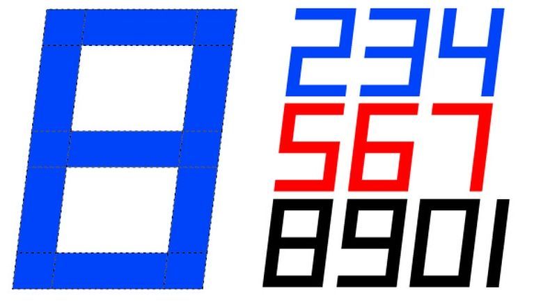 Digitale Segelnummer 230mm -bitte Farbe angeben- Digitale Segelnummer 230mm -bitte Farbe angeben-