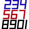 Digitale Segelnummer 375mm -bitte Farbe angeben- 2322 25 digitale segelnummer 375mm bitte farbe angeben 1