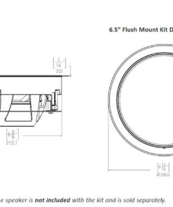 Fusion Signature Flush Mount Kit – Bild 2