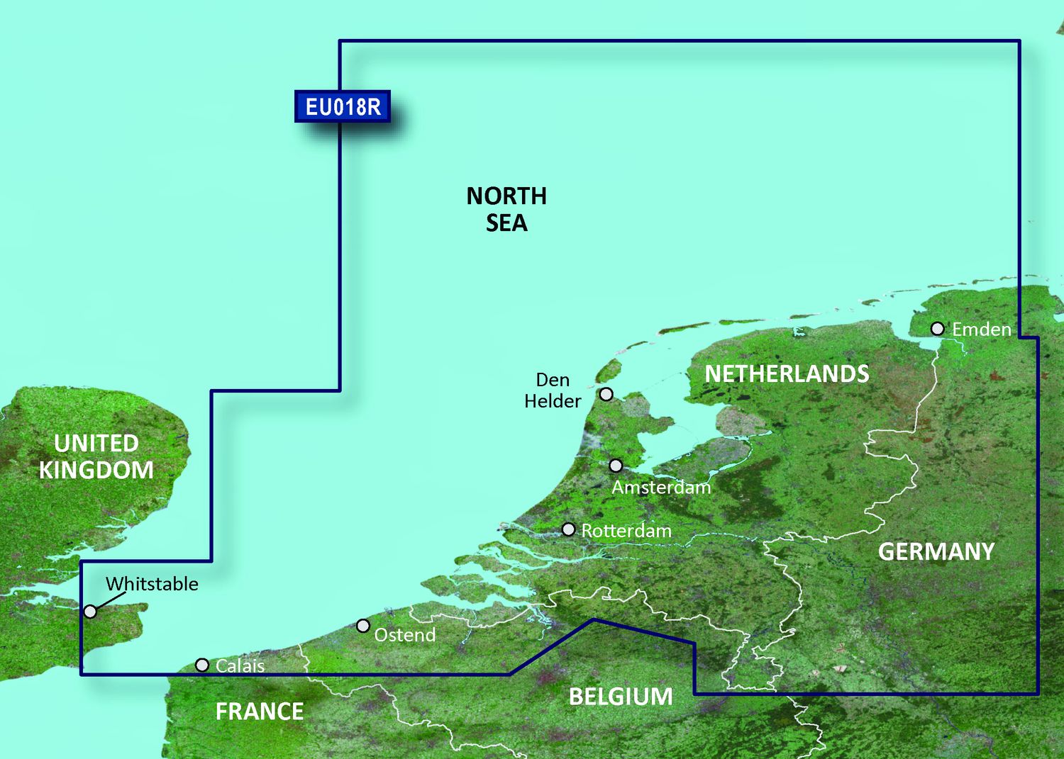 Garmin Bluechart EU018R Benelux Offshore & Inland Garmin Bluechart EU018R Benelux Offshore & Inland