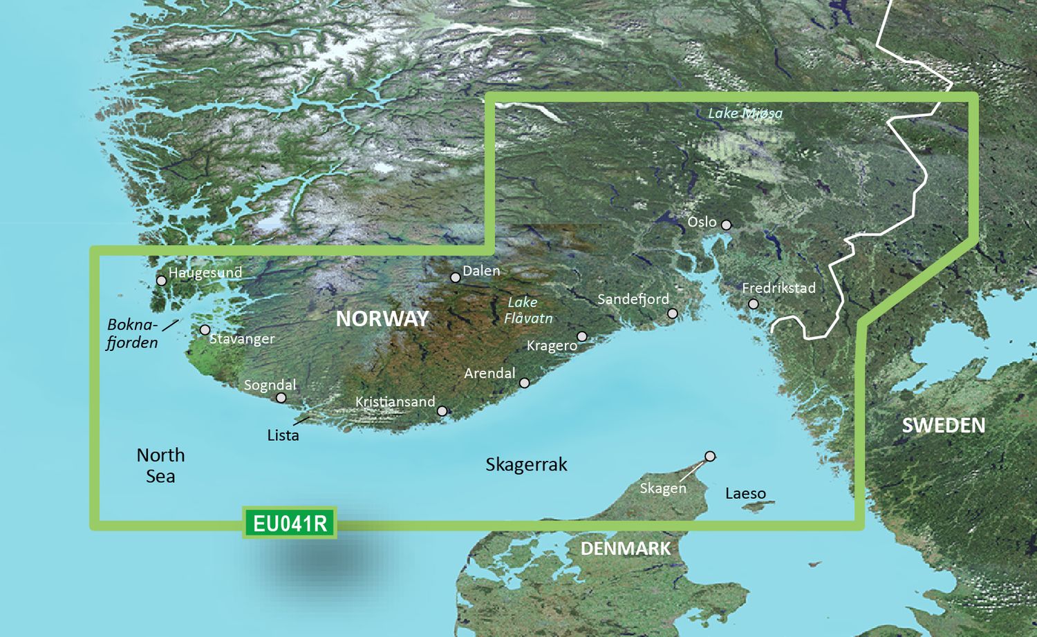 Garmin Bluechart EU041R Oslo-Skagerak-Haugesund Garmin Bluechart EU041R Oslo-Skagerak-Haugesund