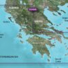 Garmin Seekartenmodul G3 Vision microSD/SD card: VEU490S - Greece West Coast and Athens 68 010 c0834 00 garmin g3 vision veu490s greece west coast and athens 1
