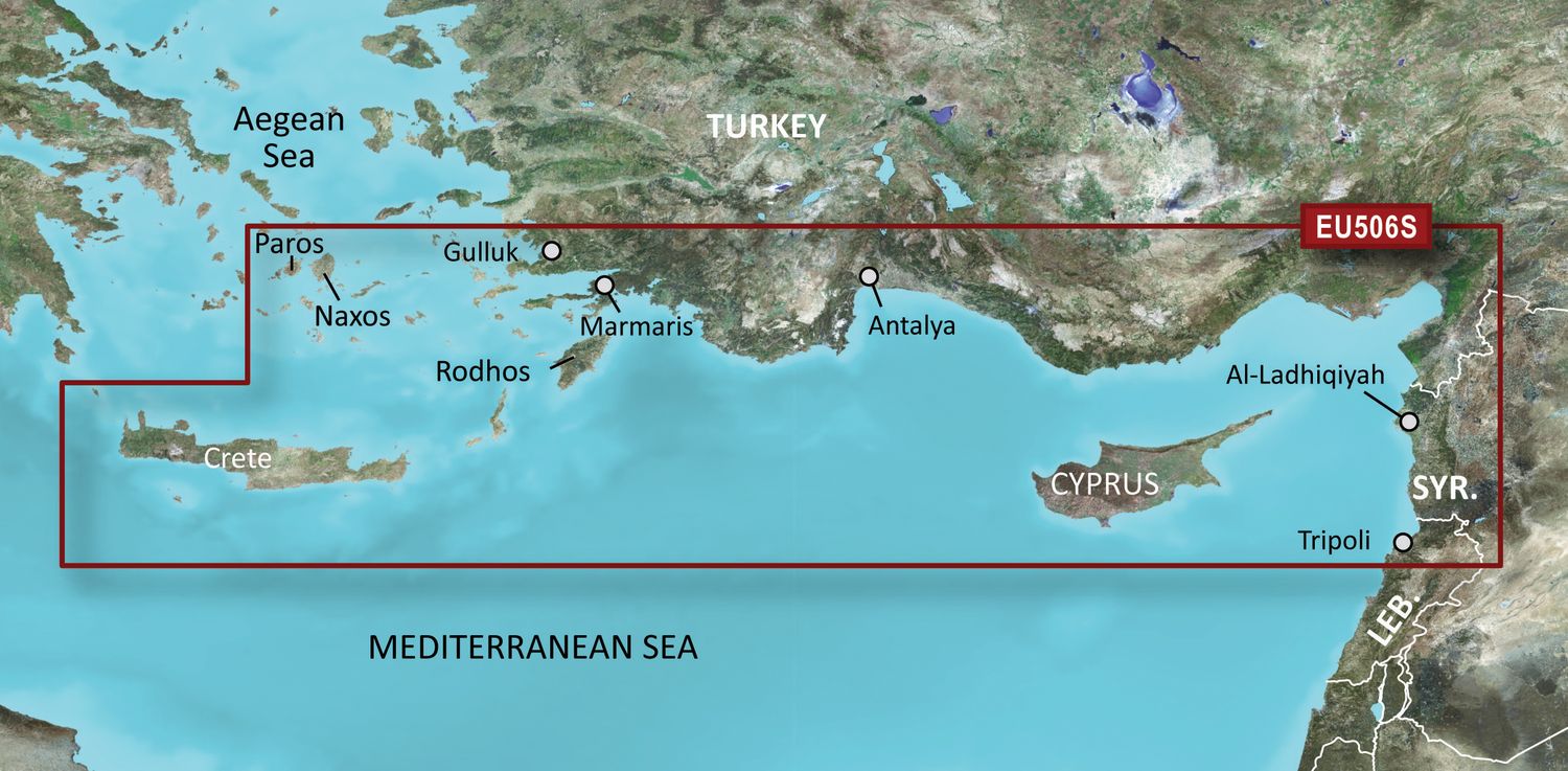 Garmin Seekartenmodul G3 Vision microSD/SD card: VEU506S - Crete-Cyprus Garmin Seekartenmodul G3 Vision microSD/SD card: VEU506S - Crete-Cyprus