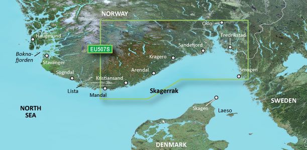 Garmin Seekartenmodul G3 Vision microSD/SD card: VEU507S - Oslo-Mandal-Smogen Garmin Seekartenmodul G3 Vision microSD/SD card: VEU507S - Oslo-Mandal-Smogen