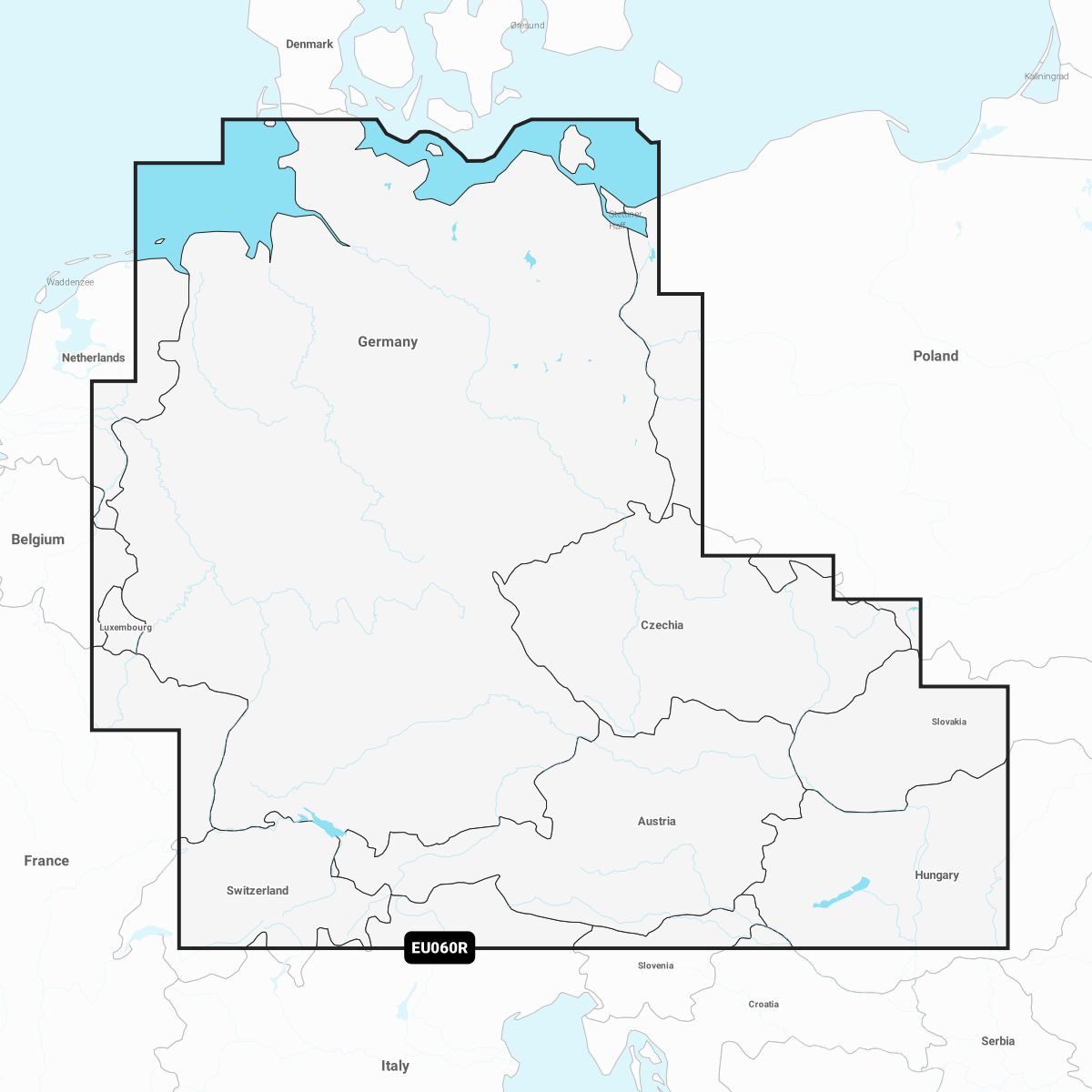 Garmin Navionics+ EU060R Deutschland Inlandsgewässer Garmin Navionics+ EU060R Deutschland Inlandsgewässer