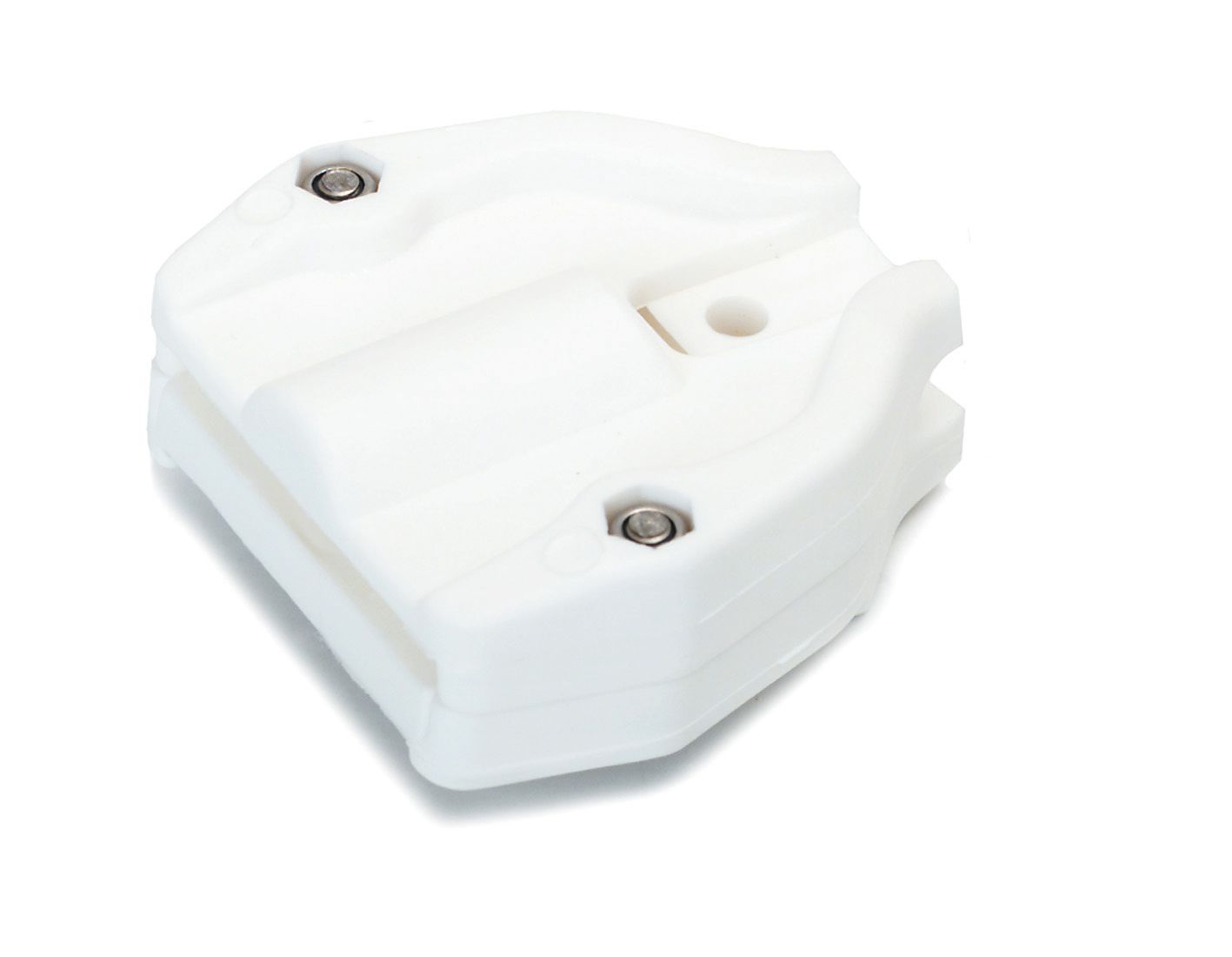 Lattenendbeschlag max 45 Lattenbreite + ø12mm KST Weiß ohne Schäkel