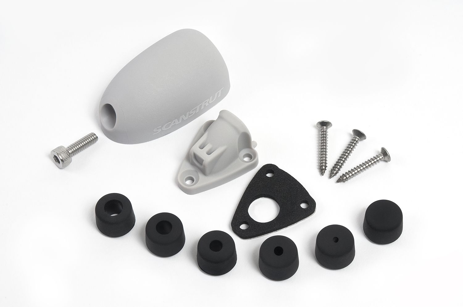 Scanstrut Kabeldurchführung DS-H6 Kunststoff waagerechte Montage für Kabel D=2-6mm grau Scanstrut Kabeldurchführung DS-H6 Kunststoff waagerechte Montage für Kabel D=2-6mm grau – Bild 2