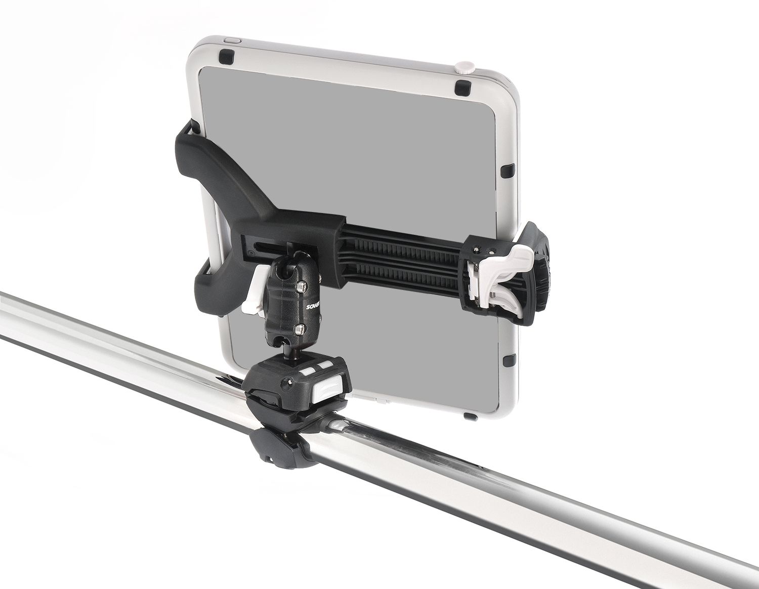 Scanstrut ROKK MINI Tablethalterung RLS-508-402 für Tablets mit Fuss und Basis für Rohre (RLS-402+RLS-AM+ RL-508 – Bild 3
