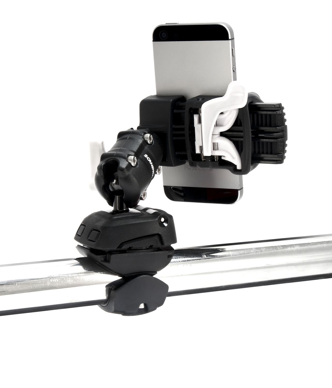 Scanstrut ROKK MINI Smartphonehalterung RLS-509-402 mit Fuss und und Basis für Rohrmontage (RLS-402+RLS-AM+RL-509) – Bild 2