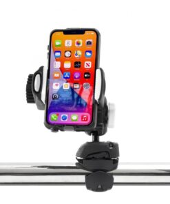 Scanstrut ROKK MINI Smartphonehalterung RLS-509-402 mit Fuss und und Basis für Rohrmontage (RLS-402+RLS-AM+RL-509)
