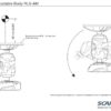 Scanstrut ROKK MINI Fuß RLS-AM 89 rls am rokk rls am mini halterung mit universal einstellbarem fuss 5