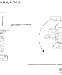 Scanstrut ROKK MINI Fuß RLS-AM