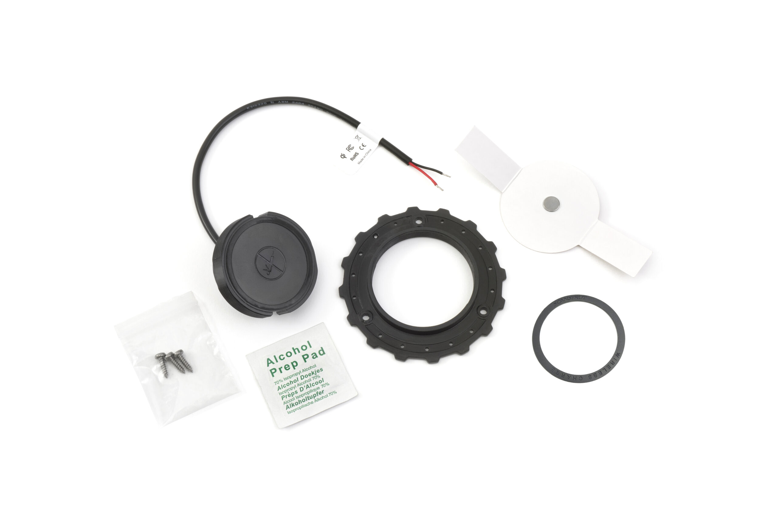 Scanstrut Ladegerät Hidden SC-CW-01F verdeckter Einbau für kabelloses Laden von Smartphones 10-30V Eingang 2A Ausgang 10W wasserdicht nach IPX6 – Bild 3