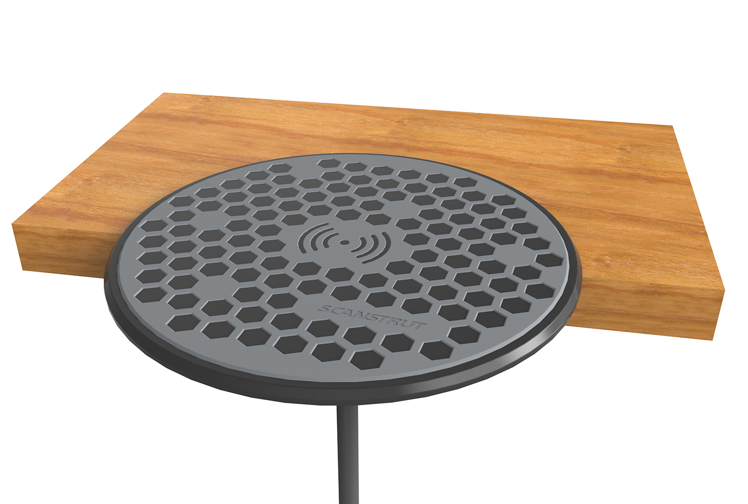 Scanstrut Ladegerät Surface SC-CW-02F Aufbauversion für kabelloses Laden von Smartphones 10-30V Eingang 2A Ausgang 10W wasserdicht nach IPX6 zum Einbau – Bild 2
