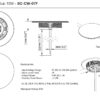Scanstrut Ladegerät Sub SC-CW-07F zum bündigen Einbau für kabelloses Laden von Smartphones 10-30V Eingang 2A 10W Ausgang 10W wasserdicht nach IPX6 89 sc cw 07f rokk ladegerat sc cw 07f unterbauversion fur kabelloses laden von smartphones 12 24v 10w ausgang max 6