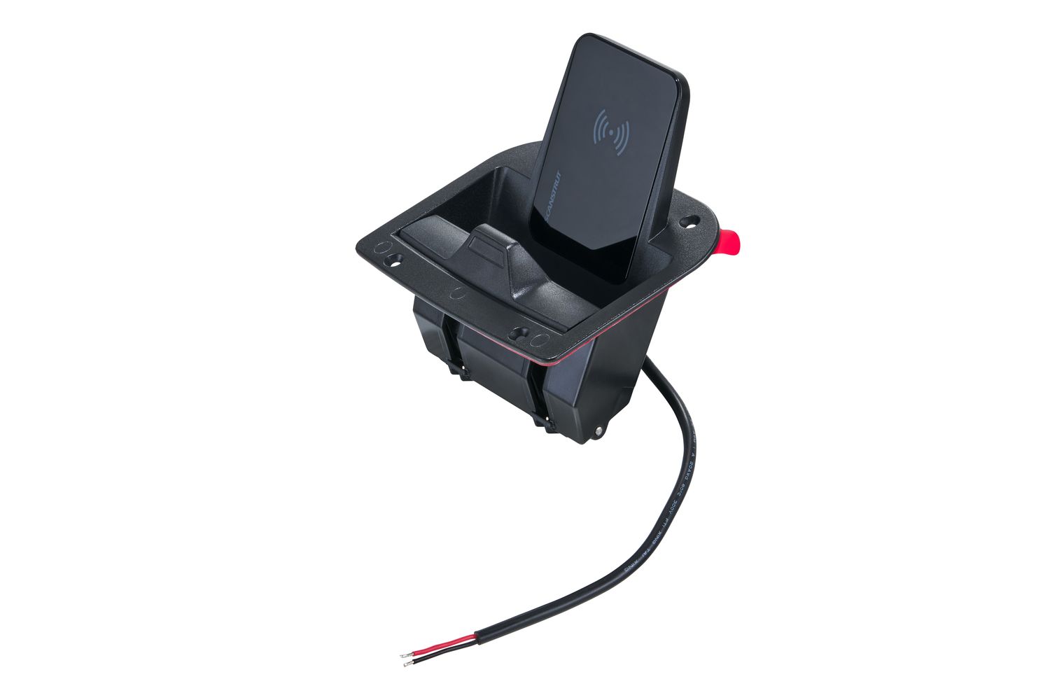 Scanstrut Ladegerät Aura SC-CW-12F zum Einbau für kabelloses Laden von Smartphones 10-30V Eingang 2A Ausgang 10W wasserdicht gem. IPX6 – Bild 4