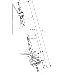 Furlex 50S 9022 015 51v vorstagdurchmesser 4mm 2
