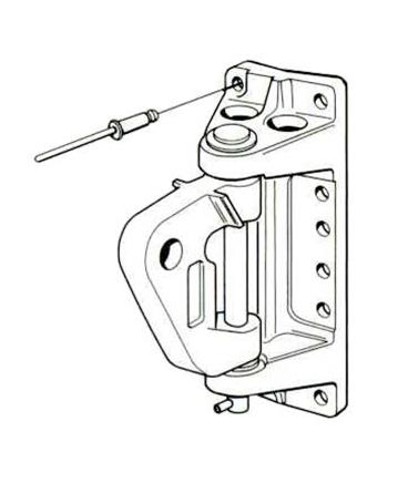 Mastbeschlag 179 x 63mm für Rodkicker 10 und 20 Mastbeschlag 179 x 63mm für Rodkicker 10 und 20