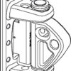 Seldén Kicker-Mastbeschlag C126-193/B087-120 9508 788 12 mastbeschlag f profil c126 193 b087 120 fr rodkicker 05 und 10 1