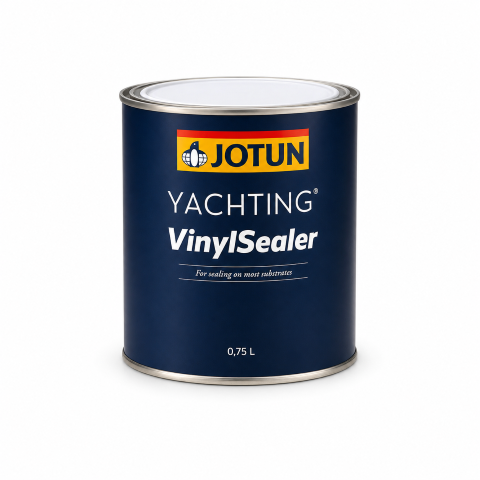 Jotun Vinyl Sealer Schnelltrocknende 1-komponentige Grundierung auf Vinylbasis. Ideal geeignet als Haftvermittler unter Antifouling oder als Grundierung in 1-komponentigen