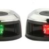 Attwood LED Navigationslicht oval Aufbaumontage, rostfreier Stahl , 12V, rot und grün, 2sm att nv1012ss 1 cover xxwsumd9bo