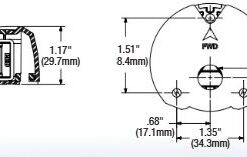 Attwood LED Navigationslicht oval Aufbaumontage, schwarz Komposit, 12V, rot und grün, 2sm attwood attwood led navigationslicht oval aufbaumontage schwarz komposit 12v rot und grn 2sm att nv1012pb 1 2 txszsgwmtd