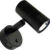 Batsystem Leseleuchte Minitube D4 LED matt schwarz ba 2093 d4usb btsystem leseleuchte minitube d4 led matt schwarz 1