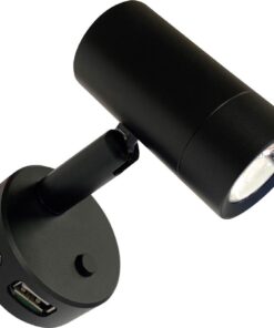 Batsystem Leseleuchte Minitube D4 LED matt schwarz