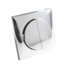 Lichtschalter Typ Berker zweifach ba be5850 2c chrom 1