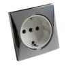 230V Einbausteckdose ba be5919c chrom 1