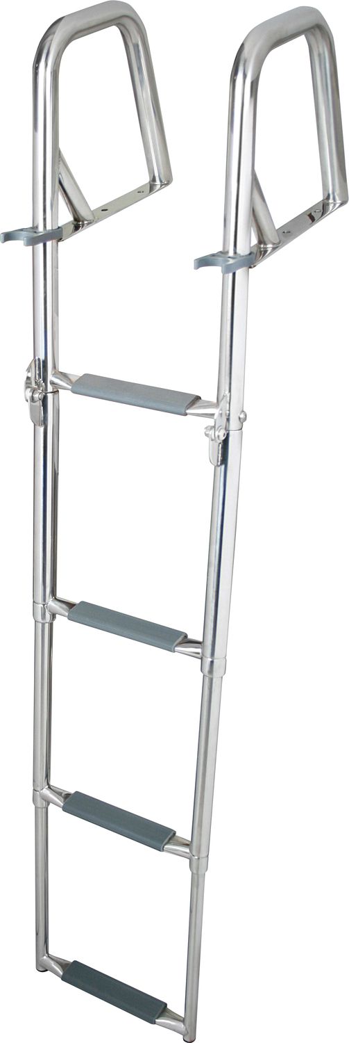 Batsystem Badeleiter L=1300mm - eingeklappt 453mm B=255mm D=250mm 4 Stufen klappbar – Bild 2