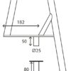Batsystem Badeleiter BUT45 zum Einhängen zusammenklappbar mit Deckshalterungen ba but45r batsystem badeleiter but45 zum einhngen zusammenklappbar mit deckshalterungen 4
