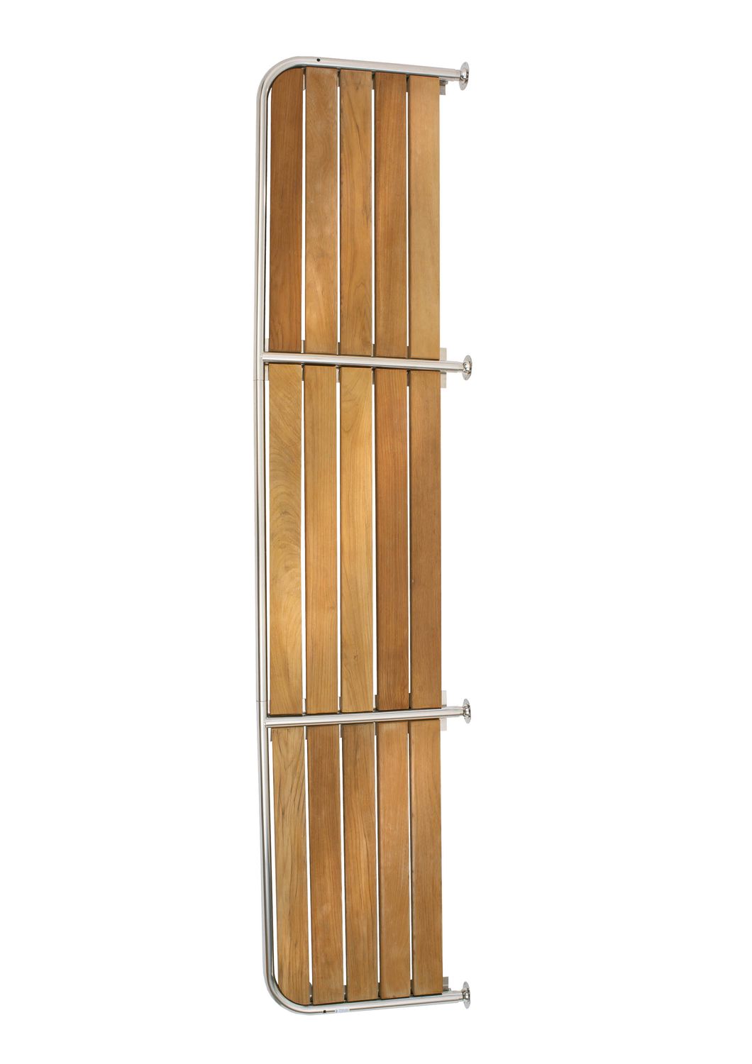Batsystem Heckplattform für Motorboot Teak B=1750-2600mm (einstellbar) T=700mm Rohr D=32mm