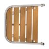 Batsystem Heckplattform für Motorboot Teak B=500mm T=450mm Rohr D=25mm ba pm4550 heckplattform fr motorboot teak b 500mm h 450mm rohr d 25mm 1
