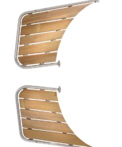 Batsystem Heckplattform Typ Gig ba ps55 heckplattform spitzgatter teak b 530mm h1 430mm h2 950mm s 350mm rohr d 25mm 2