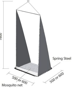 Windsack Cabin Breeze mit Moskitonetz für Decksluken