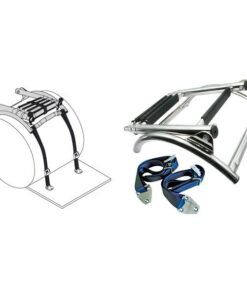 Badeleiter für Schlauchboot rostfreier Stahl teleskopierbar für Schlauch D=max. 50cm 3 Stufen B=25,4cm L=37/86,8cm gotthardt badeleiter fr schlauchboot rostfreier stahl teleskopierbar fr schlauch d max.50cm 3 stufen b 25 4cm l 37 86 8cm 1160191 2 rbhaq2ylbk