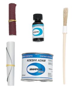 Reparatursatz für Hypalon-Schlauchboote - Hypalon, Reiniger, Leim, Härter