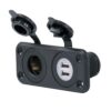 Marinco 12V USB-Combi-Buchse mv 12vcombo schwarz 1