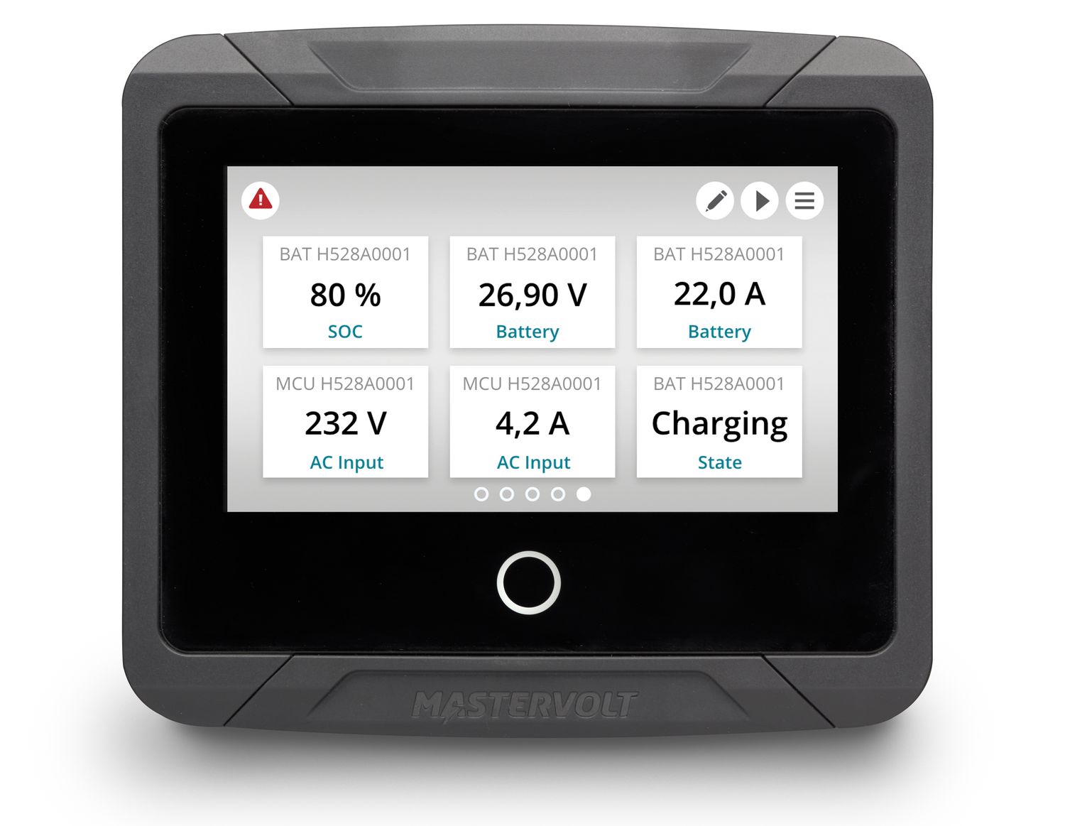 Mastervolt EasyView 5 - Touch Screen Überwachungs- und Kontrollpanel f. MasterBus-Netz
