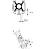 Furlex 204S Basis-Set mit Spanner se 035 025 610v vorstagdurchmesser 6mm 5