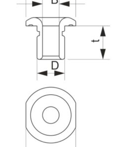 Seldén Decksdurchführung einseitig se 420 510 01r 5mm 2