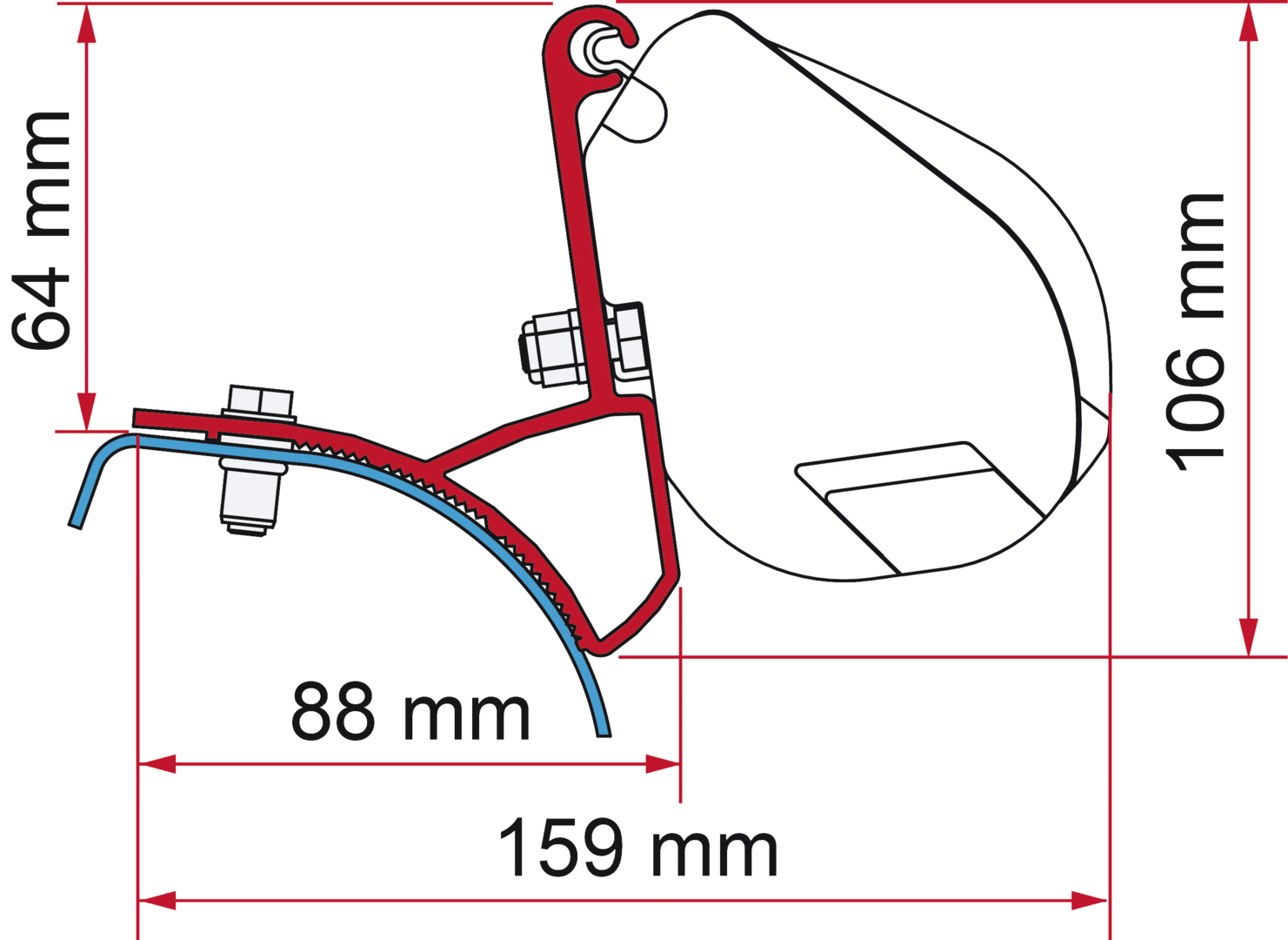 Adapter F35 Renault-Opel Adapter F35 Renault-Opel